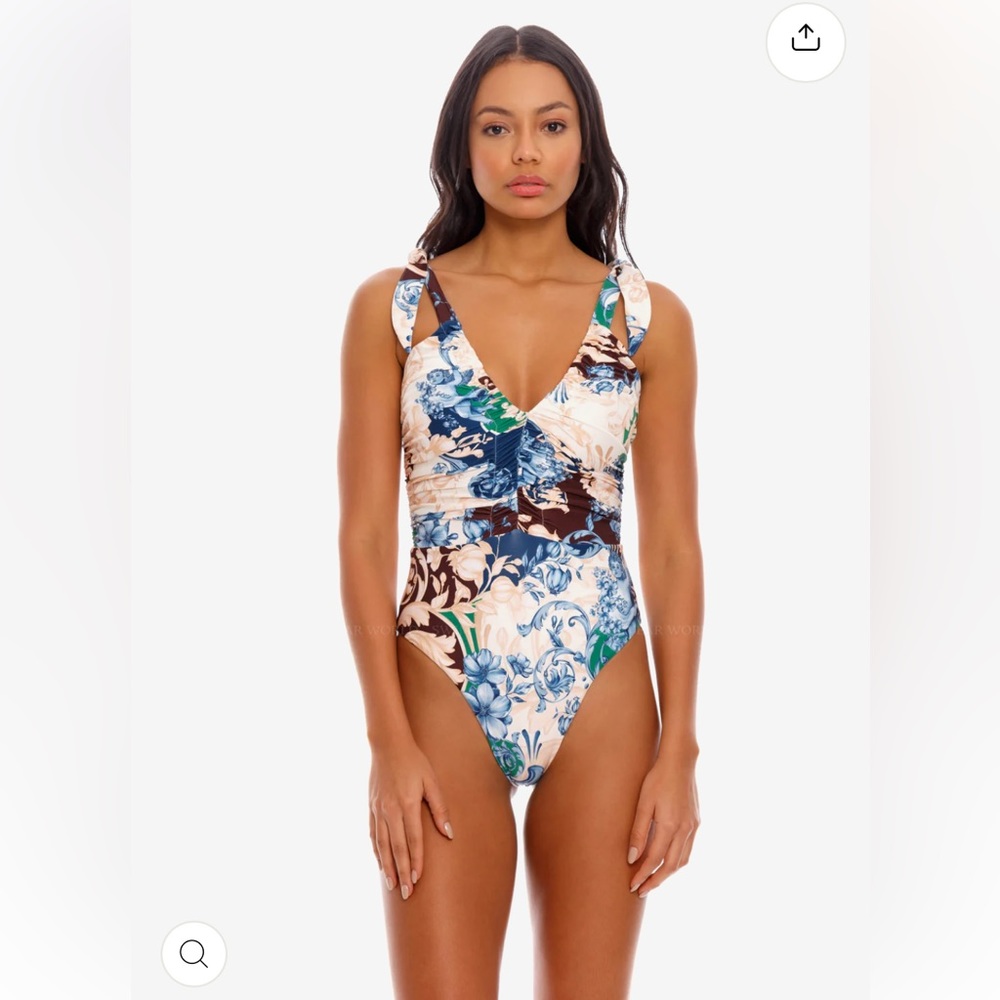 New🌟AGUA BENDITA Multicolor Nika Cardumen One-piece Swimsuit